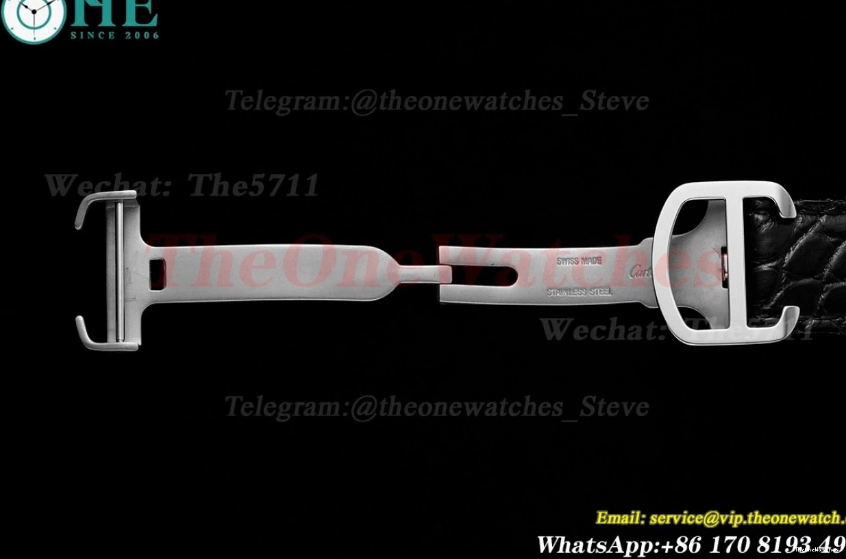 SS Dia White Solo Quartz AF LE 27.4mm Tank Dial 0411